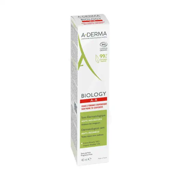 Aderma Biology Crème Soin Ar Dermatologique Anti-rougeur T/40ml