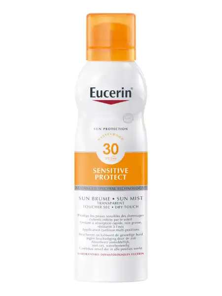 Eucerin Sun Sensitive Protect Spf30 Brume Transparent Corps Aéros/200ml