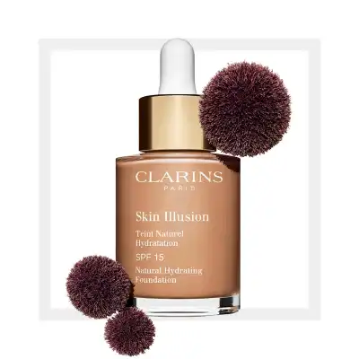 Clarins Skin Illusion Fond De Teint 112 - Amber 30ml à Saint-Maximin