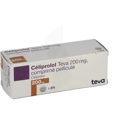 Celiprolol Teva 200 Mg, Comprimé Pelliculé à TOULOUSE