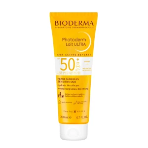 Bioderma Photoderm Lait Ultra Spf50+ Très Haute Protection Solaire Invisible 200ml