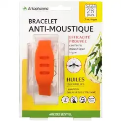 Arko Essentiel Bracelet Anti-moustique Adulte Orange à JOINVILLE-LE-PONT