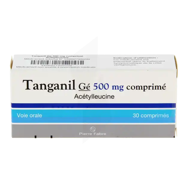Tanganil 500 Mg, Comprimé