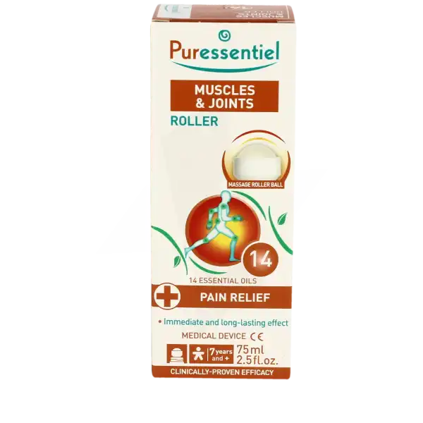 Puressentiel Articulations & Muscles Roller Articulations & Muscles Aux 14 Huiles Essentielles - 75 Ml