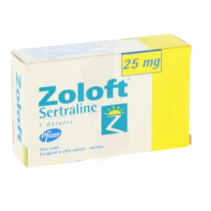 Zoloft 25 Mg, Gélule