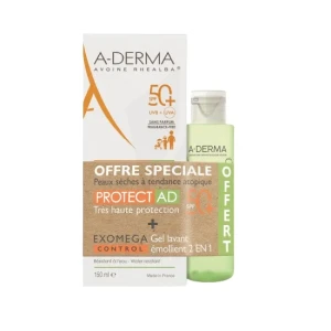 Aderma Protect-ad Spf50+ Crème T/150ml+lavant 2en1