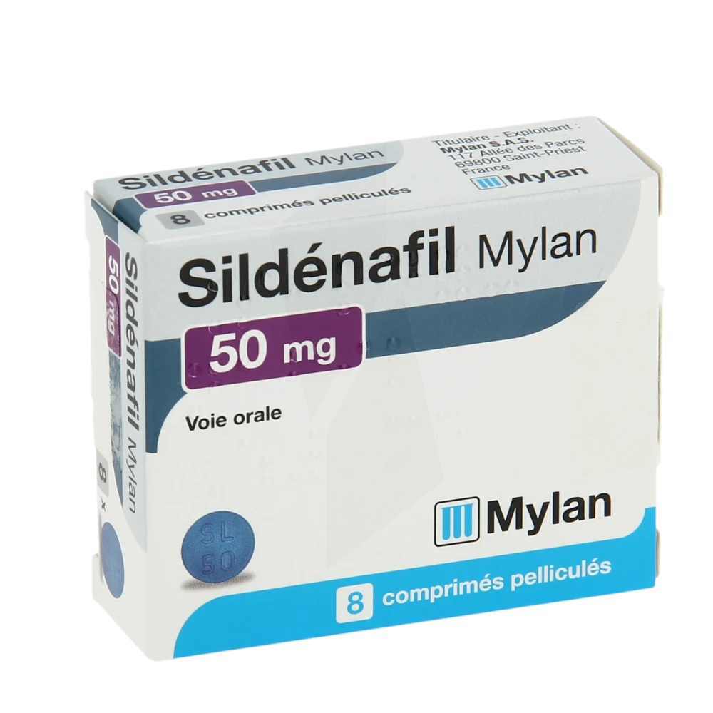 Sildenafil Viatris 50 Mg, Comprimé Pelliculé