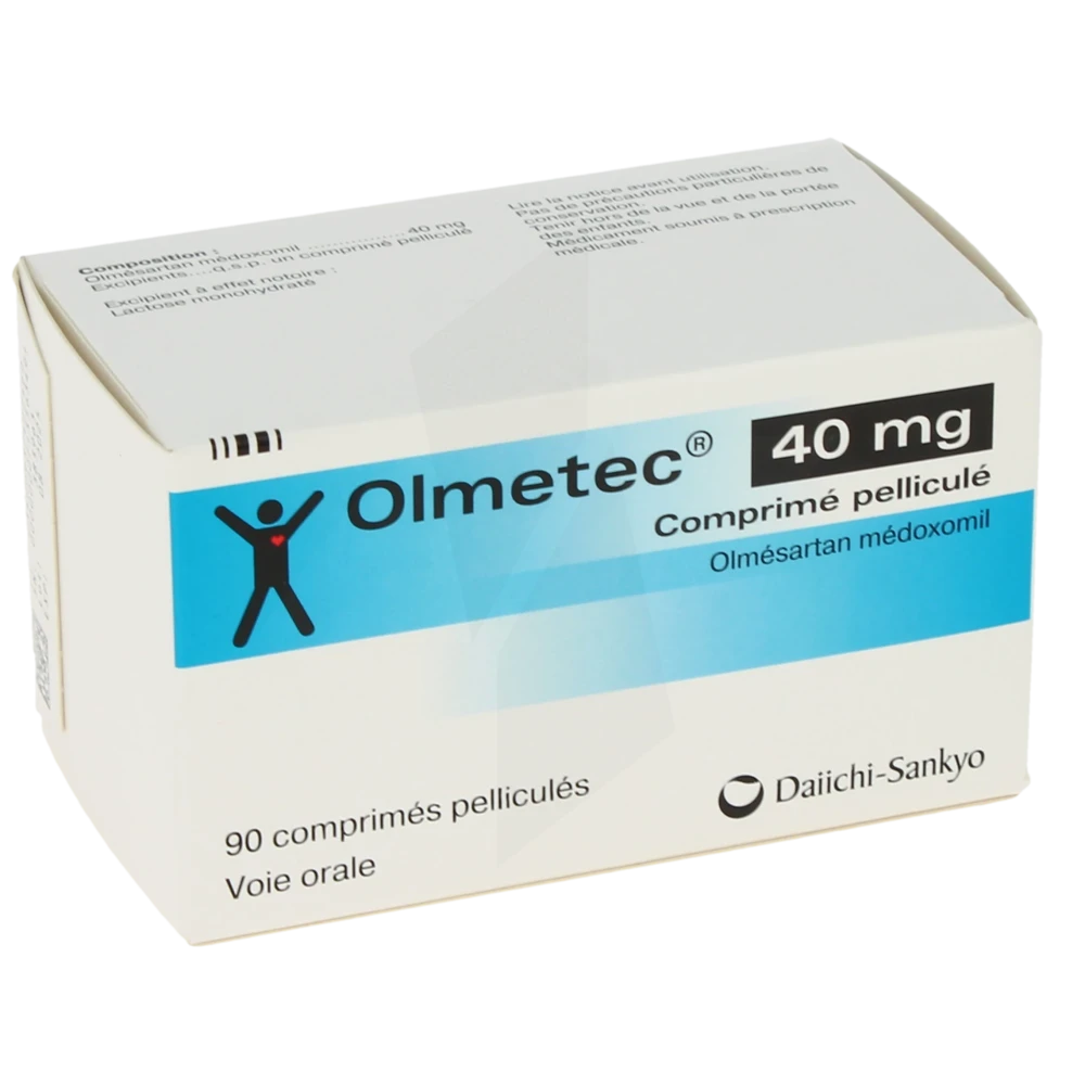 Olmetec 40 Mg, Comprimé Pelliculé