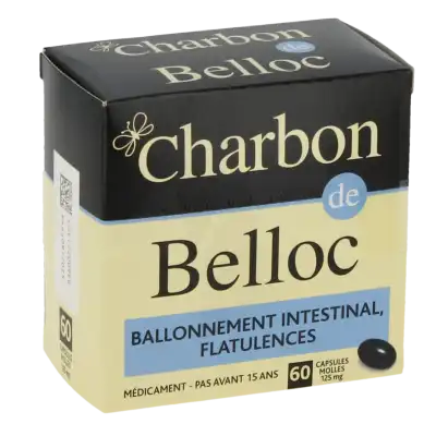 Charbon De Belloc 125 Mg, Capsule Molle à Paris