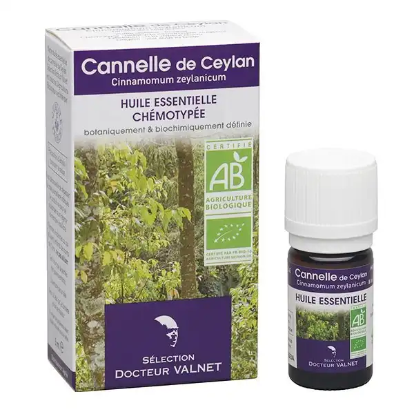 Docteur Valnet Huile Essentielle Bio, Cannelle 5ml