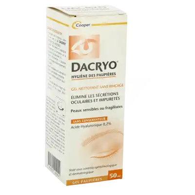 Dacryo Hygiene Paupieres Gel Fl/50ml à  NICE