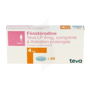 FÉsotÉrodine Teva Lp 4 Mg, Comprimé à Libération Prolongée