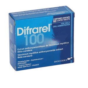 Difrarel 100 Mg, Comprimé Enrobé