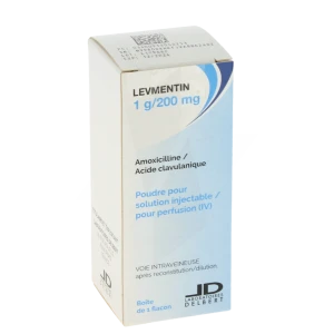 Levmentin 1 G/200 Mg, Poudre Pour Solution Injectable/pour Perfusion (iv)