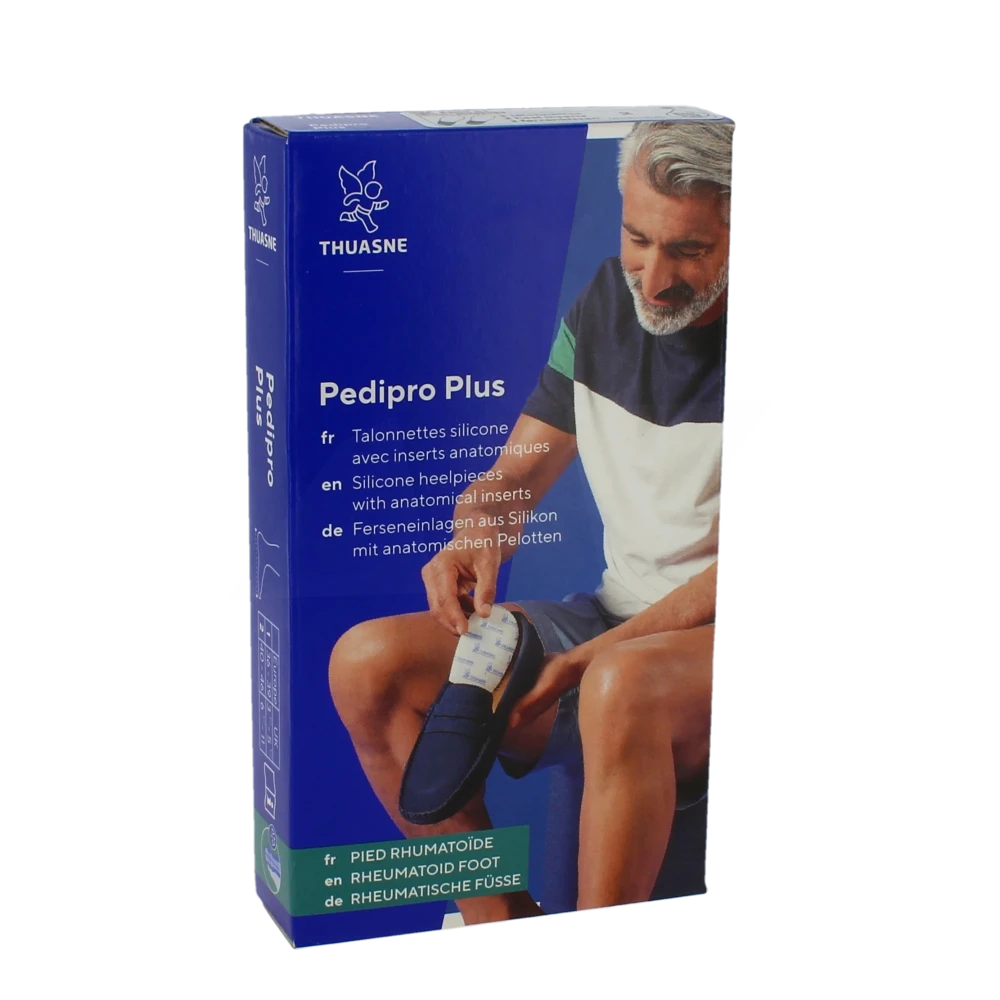 Thuasne Pedipro Plus Talonnette Blanc Taille 2 40/46