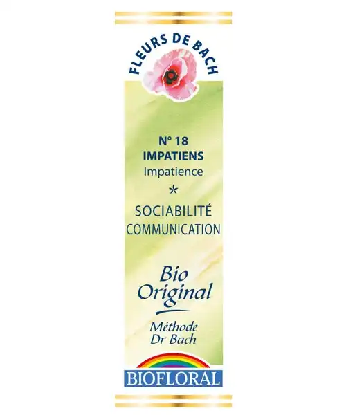 Biofloral Fleurs De Bach N°18 Impatiens Elixir