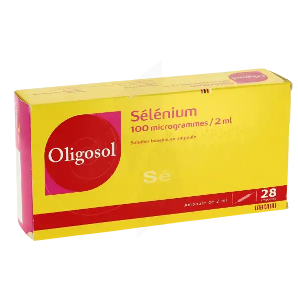 Selenium Oligosol 100 Microgrammes/2 Ml, Solution Buvable En Ampoule