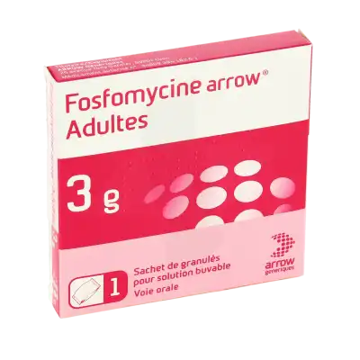 Fosfomycine Arrow Adultes 3 G, Granulé Pour Solution Buvable En Sachet à Saint Leu La Forêt