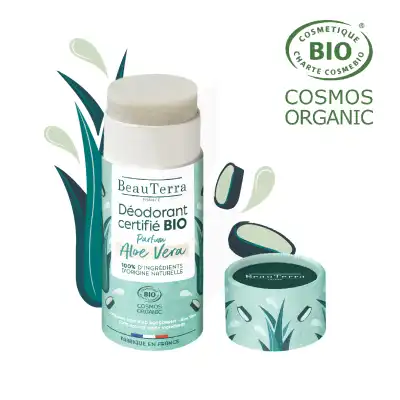 Beauterra Déodorant Aloé Vera Bio B/50g à Belfort