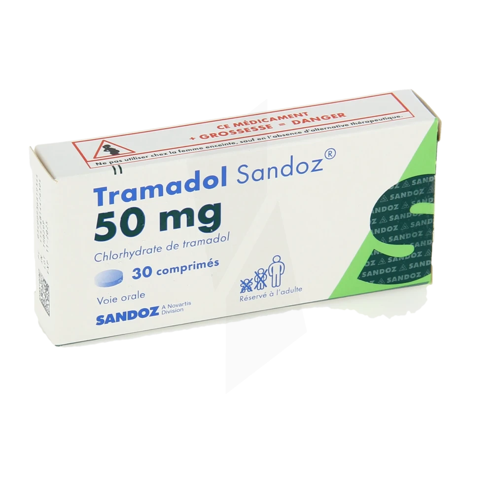 Tramadol Sandoz 50 Mg, Comprimé