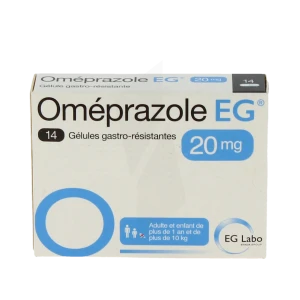 Omeprazole Eg 20 Mg, Gélule Gastro-résistante