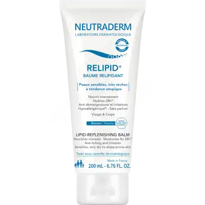 Neutraderm Relipid+ Baume Relipidant T/200ml à Nice