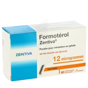 Formoterol Zentiva 12 Microgrammes, Poudre Pour Inhalation En Gélule