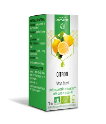 Dayang Huile Essentielle Citron Bio 10ml à VITROLLES