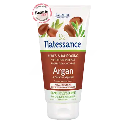 Natessance Argan Baume après-shampooing kératine 150ml