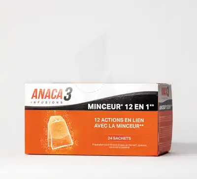 Anaca3 Infusion Minceur 12 En 1 Tisane 24 Sachets à ANGLET