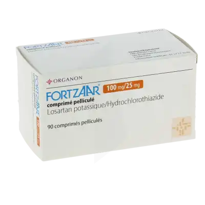 Fortzaar 100 Mg/25 Mg, Comprimé Pelliculé à Angers