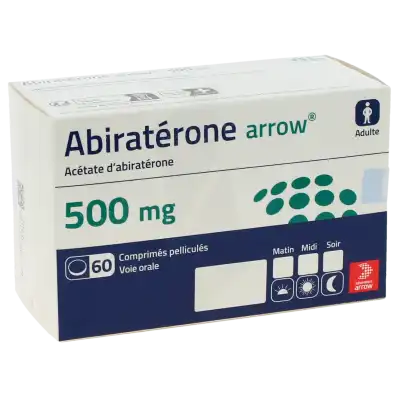 Abiraterone Arrow 500 Mg, Comprimé Pelliculé à Abbeville