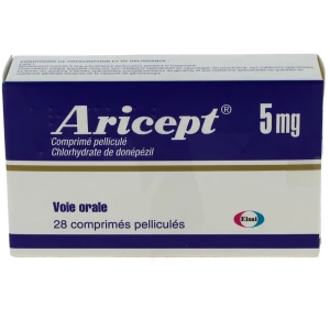 Aricept 5 Mg, Comprimé Pelliculé