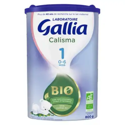 Gallia Calisma Bio 1 Lait En Poudre B/800g à Fargues-  Saint Hilaire