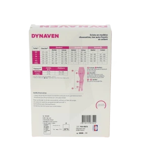 Sigvaris Dynaven Semi-opaque Bas Auto-fixants Classe 3 Femme Noir Normal L