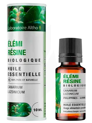 Laboratoire Altho Huile Essentielle Elemi Résine 10ml