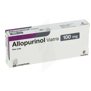 Allopurinol Viatris 100 Mg, Comprimé