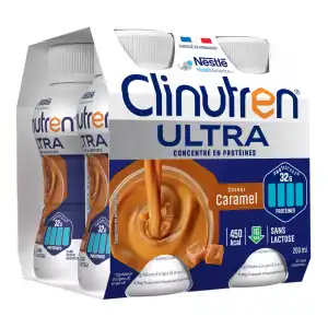 Clinutren Ultra Nutriment Caramel 4 Bouteilles De 200 Ml à Bordeaux