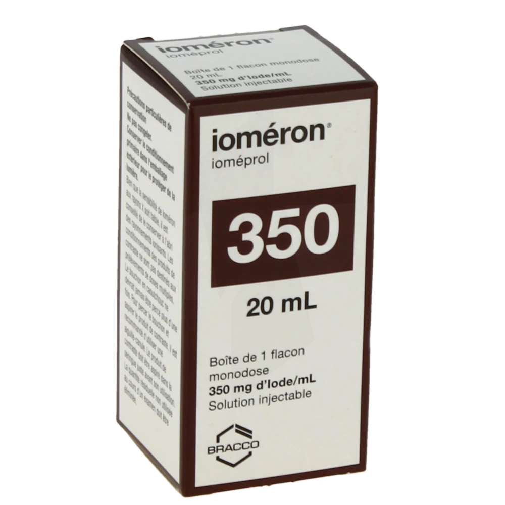 Iomeron 350 (350 Mg Iode/ml), Solution Injectable