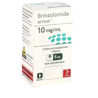 Brinzolamide Arrow 10 Mg/ml, Collyre En Suspension à TOULOUSE