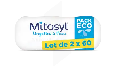 Mitosyl Lingette à l'Eau 2 Sachets/60