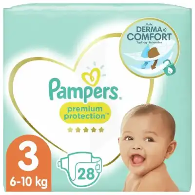 Pampers Premium Protection Couche T3 6-10kg B/28 à Beaujeu-Saint-Vallier-Pierrejux-et-Quitteur