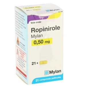 Ropinirole Viatris 0,50 Mg, Comprimé Pelliculé