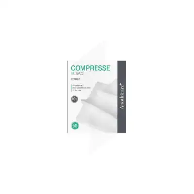 Apothicare Compresse Gaze Stérile 7,5x7,5 B/50 à QUINCAMPOIX