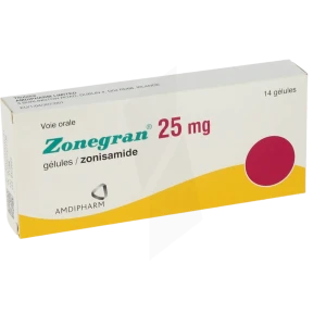 Zonegran 25 Mg, Gélule