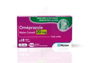 Omeprazole Mylan Conseil 20 Mg, Gélule Gastro-résistante