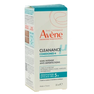Avène Eau Thermale Cleanance Comedomed + Soins Intensif Anti-imperfections Crème Flacon Pompe De 30 Ml