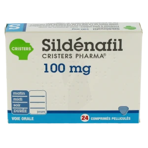 Sildenafil Cristers Pharma 100 Mg, Comprimé Pelliculé