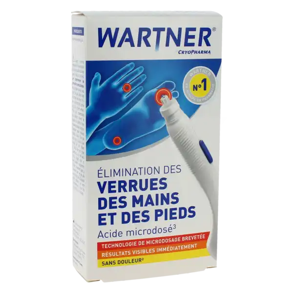Wartner By Cryopharma Stylo Acide Anti-verrues 2.0