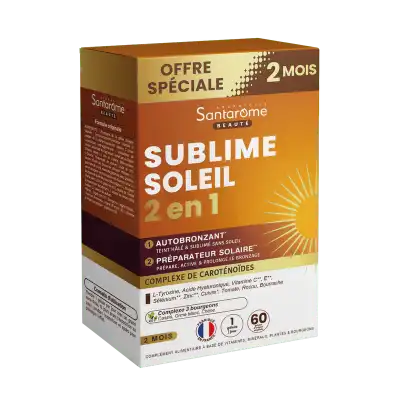 Santarome Gélules Sublime Soleil 2 En 1 B/60 à BIGANOS